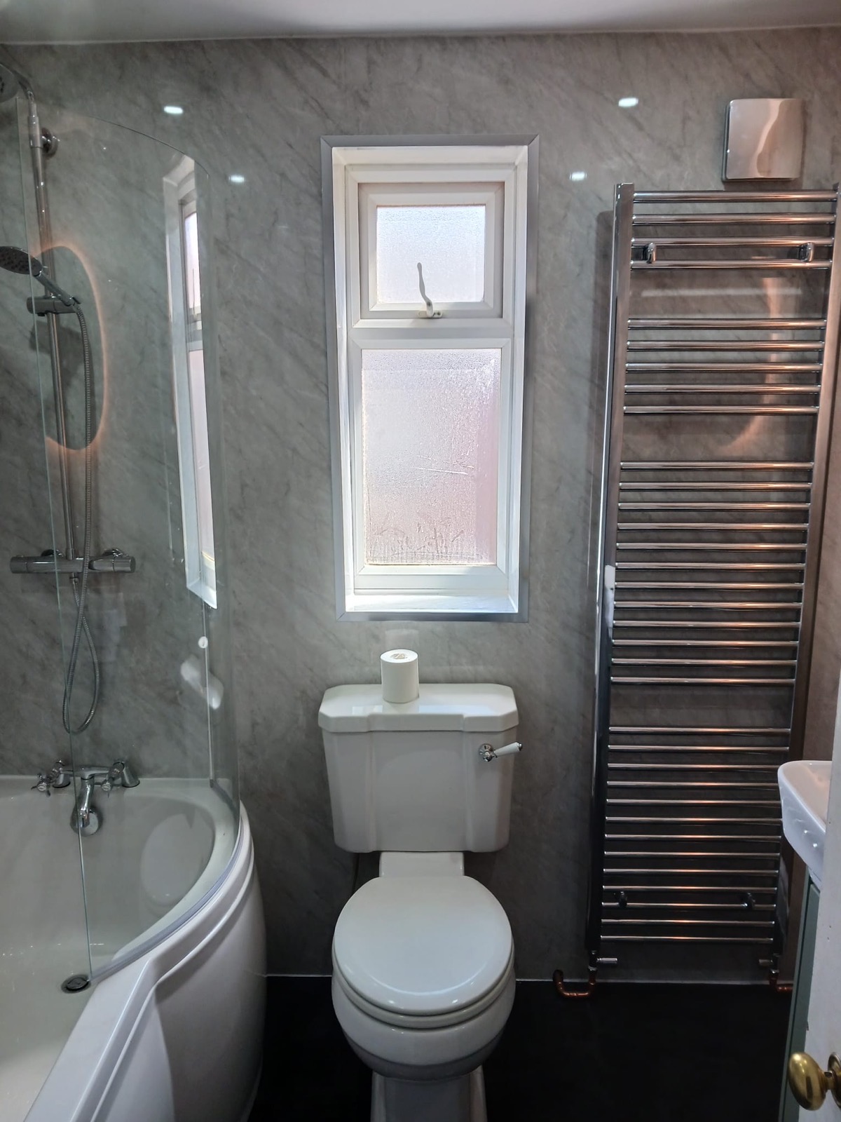 Bathroom renovation — finished job